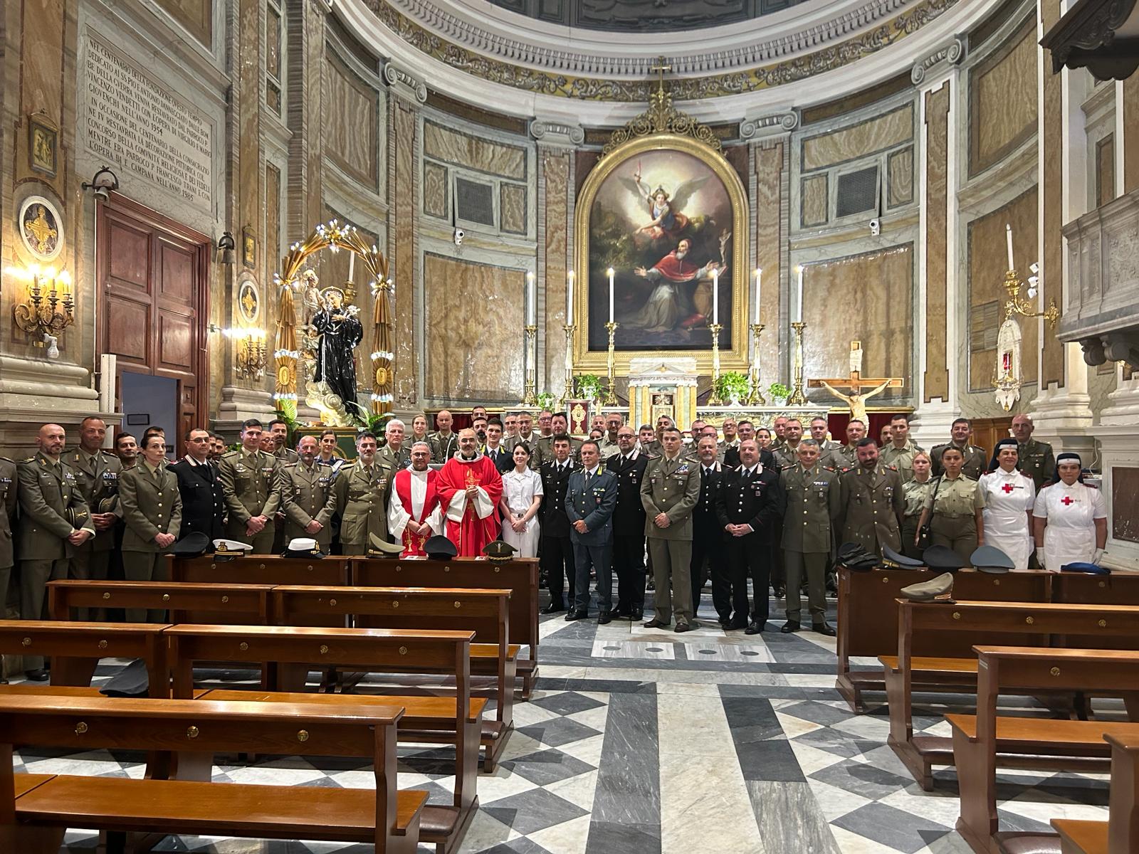 Santa Messa con la partecipazione  di tutti i Corpi Militari  della città di Anzio